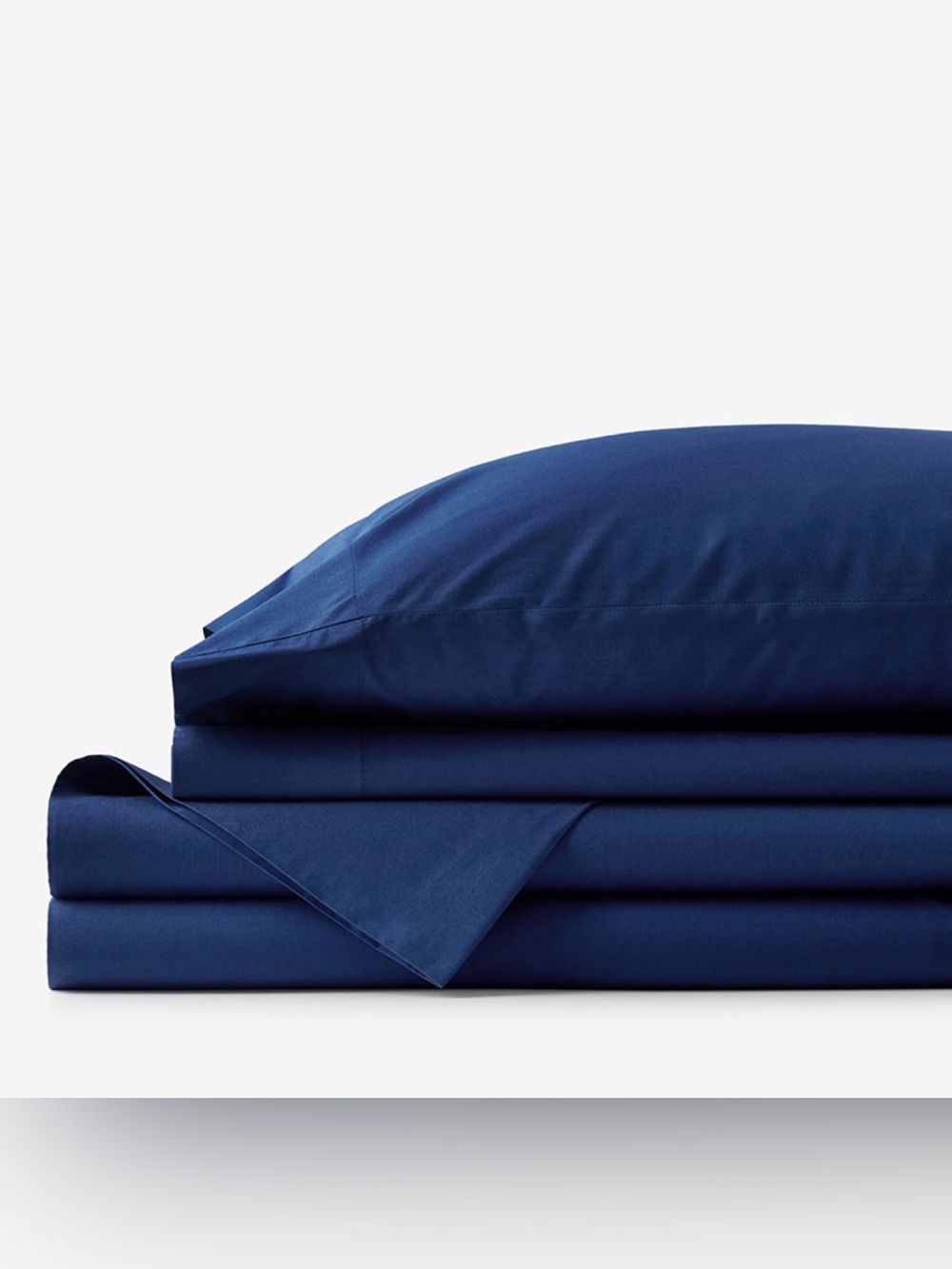 The Company Store Navy Cotton Sheet Set